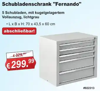 Stabilo Fachmarkt Schubladenschrank "Fernando" Angebot