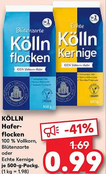 Kaufland KÖLLN Haferflocken Angebot