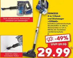 Kaufland PRINCESS 2-in-1 Hand- und Stielsauger 339660 Angebot