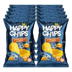 Netto Marken-Discount Happy Chips Extra Cheese & Onion 150 g, 10er Pack Angebot