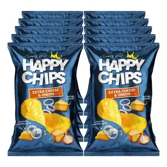 Netto Marken-Discount Happy Chips Extra Cheese & Onion 150 g, 10er Pack Angebot