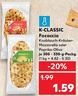 Kaufland K-CLASSIC Focaccia Angebot
