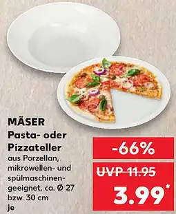 Kaufland MÄSER Pasta- oder Pizzateller Angebot