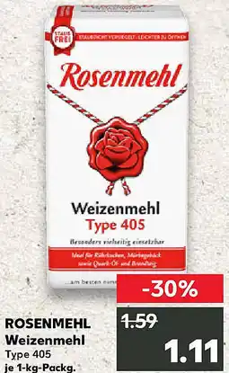 Kaufland ROSENMEHL Weizenmehl Angebot