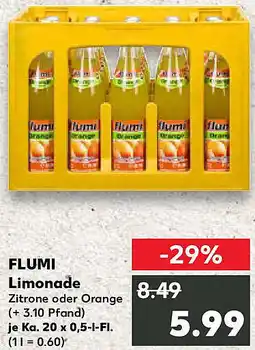 Kaufland FLUMI Limonade Angebot