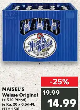 Kaufland MAISEL'S Weisse Original Angebot