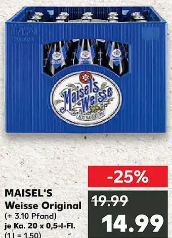 Kaufland MAISEL'S Weisse Original Angebot