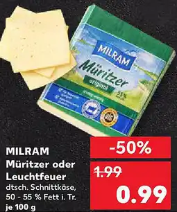 Kaufland MILRAM Müritzer oder Leuchtfeuer Angebot