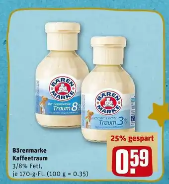 REWE Bärenmarke kaffeetraum Angebot