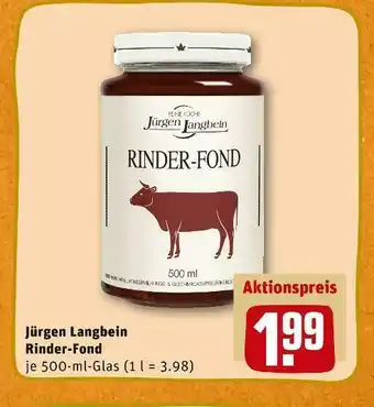 REWE Jürgen langbein rinder-fond Angebot