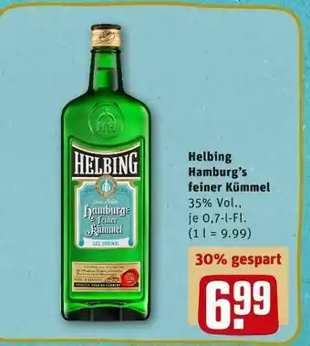 REWE Helbing hamburg’s feiner kümmel Angebot