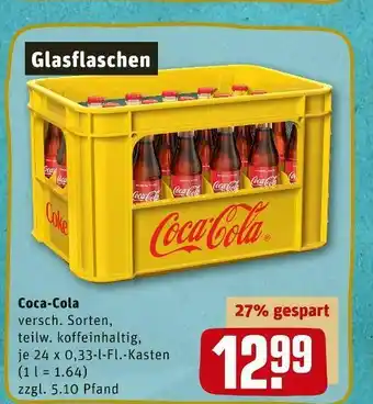 REWE Coca-cola cola Angebot