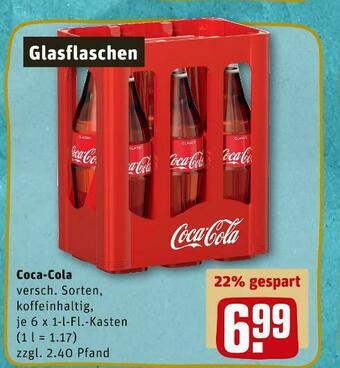 REWE Coca-cola cola Angebot