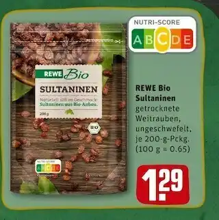 REWE Rewe bio sultaninen Angebot