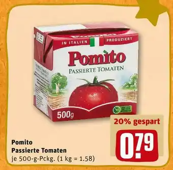 REWE Pomito passierte tomaten Angebot