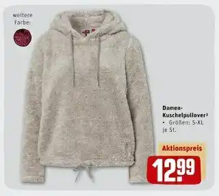 REWE Damen- kuschelpullover Angebot