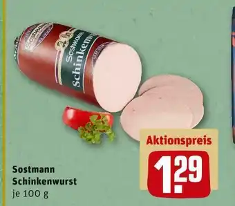 REWE Sostmann schinkenwurst Angebot