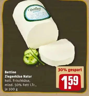 REWE Bettine ziegenkäse natur Angebot