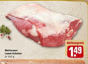 REWE Wetterauer lamm-schulter Angebot