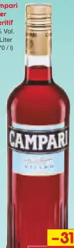 Netto Marken-Discount Campari Bitter Aperitif Angebot