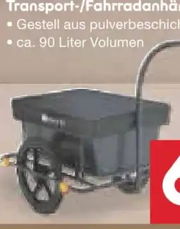 Netto Marken-Discount Juskys Transportanhänger Fahrradanhänger Angebot