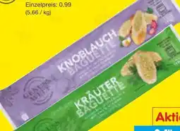 Netto Marken-Discount Genuss Welt Kräuterbaguette Angebot