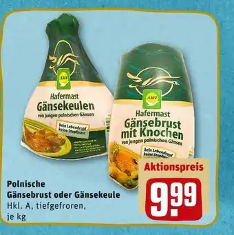 REWE Hafermast gänsebrust oder gänsekeule Angebot