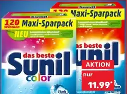Kaufland Sunil Vollwaschmittel Angebot