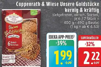 Edeka Coppenrath & Wiese Unsere Goldstücke kernig & kräftig Angebot