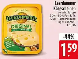 Edeka Leerdammer Käsescheiben Angebot