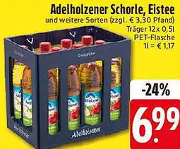 Edeka Adelholzener Schorle, Eistee Angebot