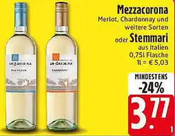 Edeka Mezzacorona oder Stemmari Angebot