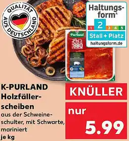 Kaufland K-PURLAND Holzfällerscheiben Angebot