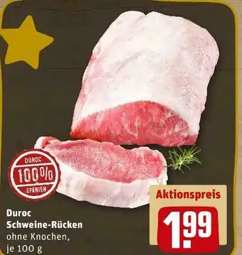 REWE Duroc schweine-rücken Angebot