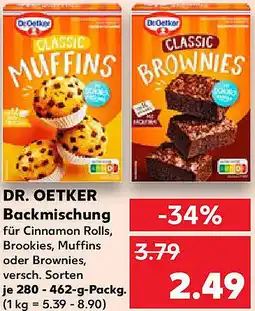 Kaufland DR. OETKER Backmischung Angebot