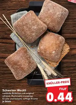 Kaufland Schweizer Weckli Angebot