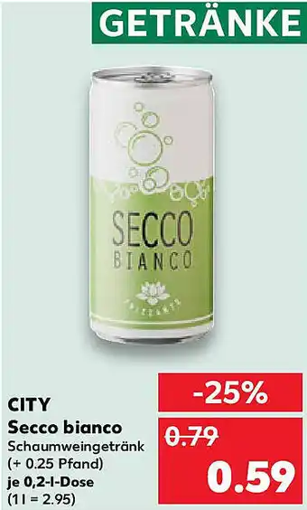 Kaufland CITY Secco bianco Angebot