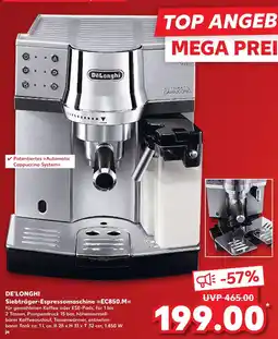 Kaufland Delonghi siebträger-espressomaschine ec850.m Angebot