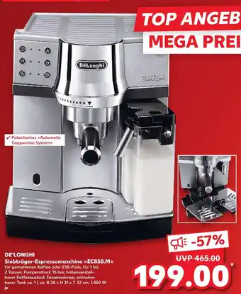 Kaufland Delonghi siebträger-espressomaschine ec850.m Angebot