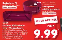 Kaufland Coox kastenform m oder springform mit servierplatte Angebot
