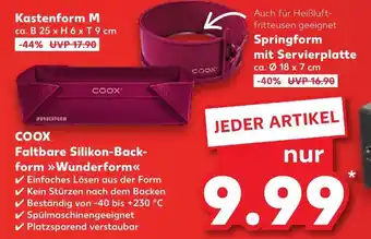 Kaufland Coox kastenform m oder springform mit servierplatte Angebot