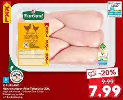 Kaufland Purland hähnchenbrustfilet-teilstücke xxl Angebot