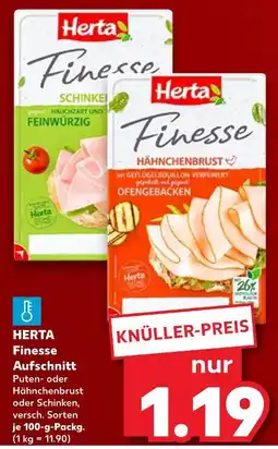 Kaufland Herta finesse aufschnitt Angebot