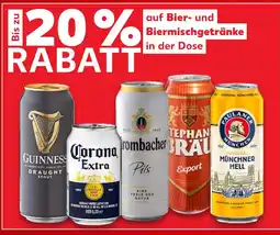 Kaufland Guinness, corona, krombacher, paulaner bis zu 20% Angebot