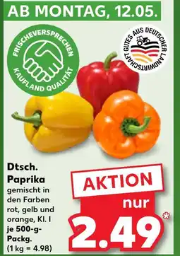 Kaufland Kaufland dtsch. paprika Angebot