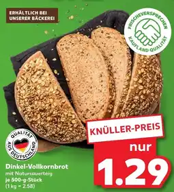 Kaufland Kaufland dinkel-vollkornbrot Angebot