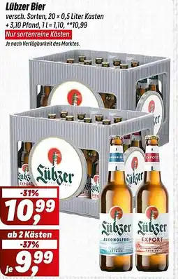 Simmel Lübzer Bier Angebot