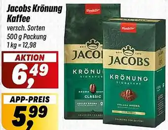 Simmel Jacobs Krönung Kaffee Angebot
