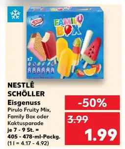 Kaufland Nestlé schöller family box oder kaktusparade Angebot