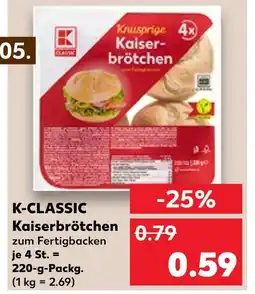 Kaufland K-classic kaiserbrötchen Angebot